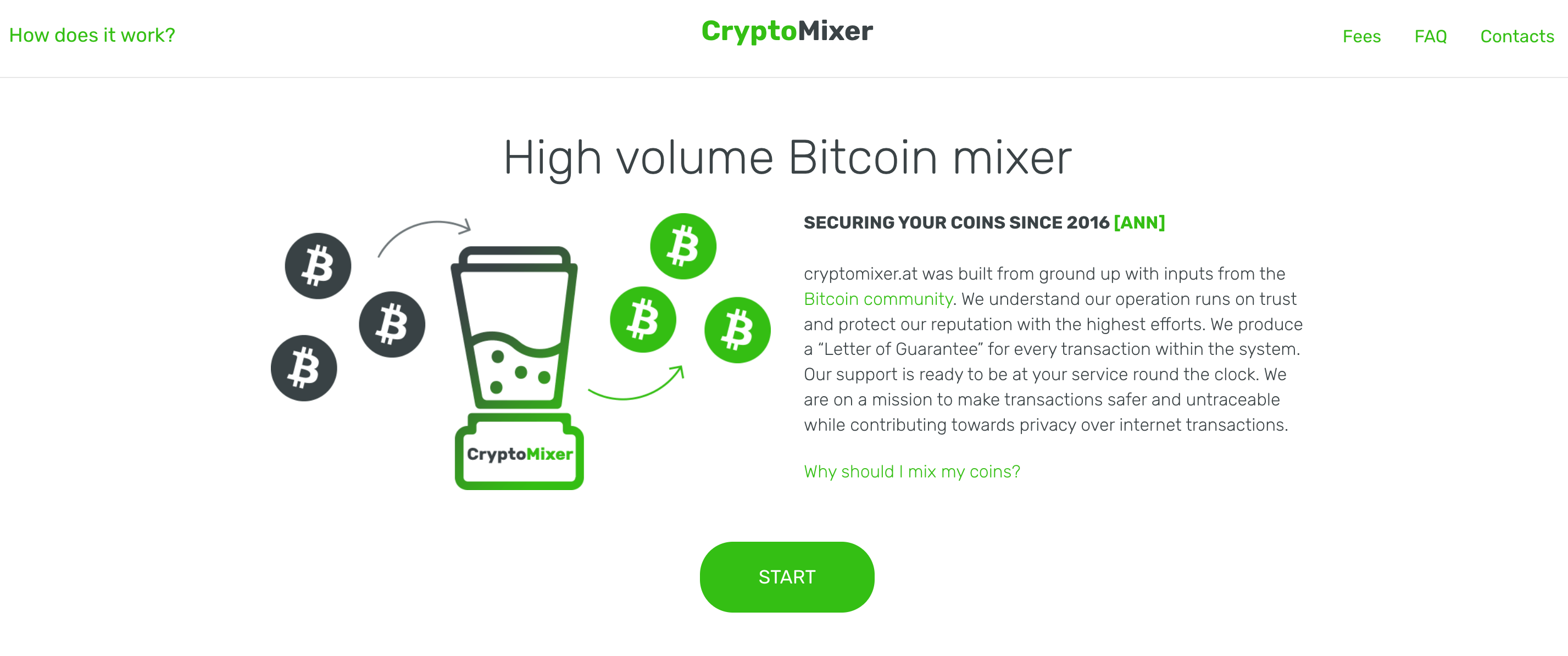 CryptoMixer Bitcoin Mixer